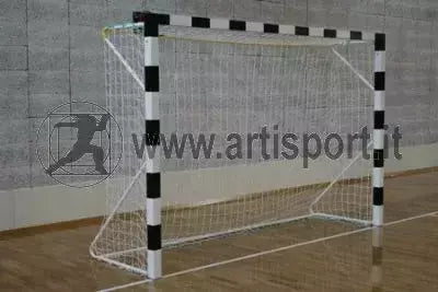 Ah1522 Coppia Porte Pallamano In Alluminio Mt.3 X 2 Trasportabili