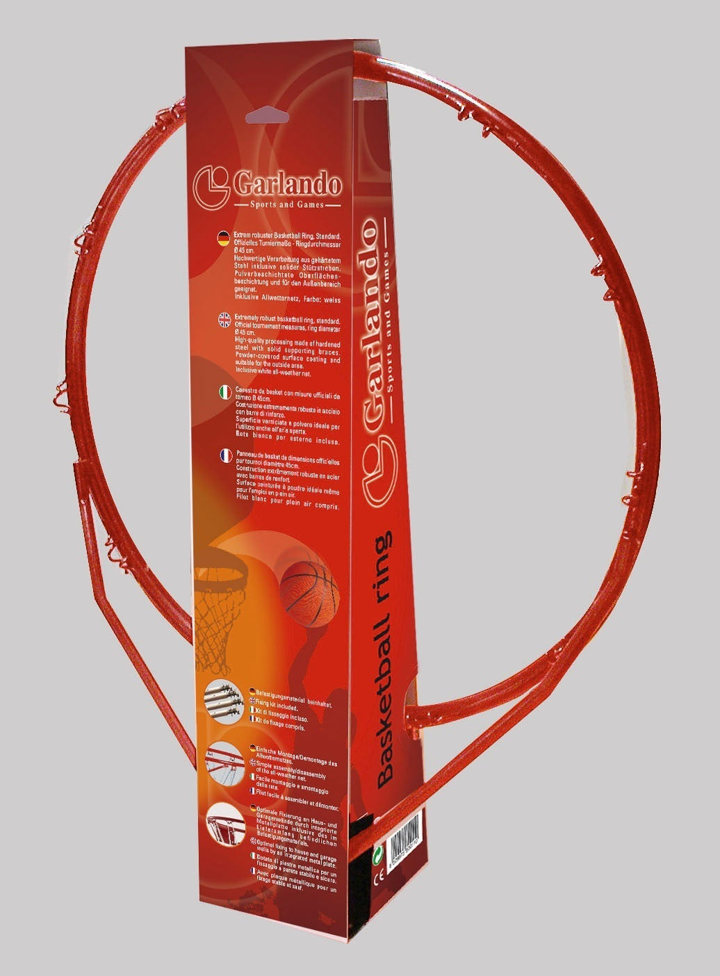 CANESTRO CON RETE GARLANDO COD. BA-28