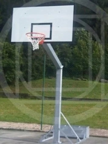 Ab1302/t Mezzo Impianto Basket Trasportabile sbalzo cm 165 CERTIFICATO A NORMA UNI EN 1270