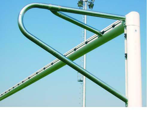 Af1470 Coppia Porte Calcio Regolamentare In Alluminio, M.7,32x2,44 Con Bussole Da Interrare Certificata Tuv Secondo Norma Uni En 748