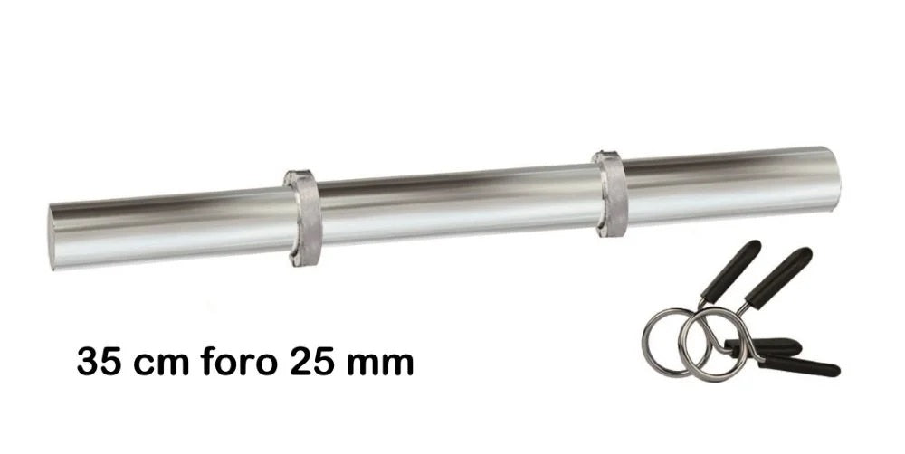 Manubrio Cromato 35 cm. Chiusura a Molla Linea Toorx MCF-35