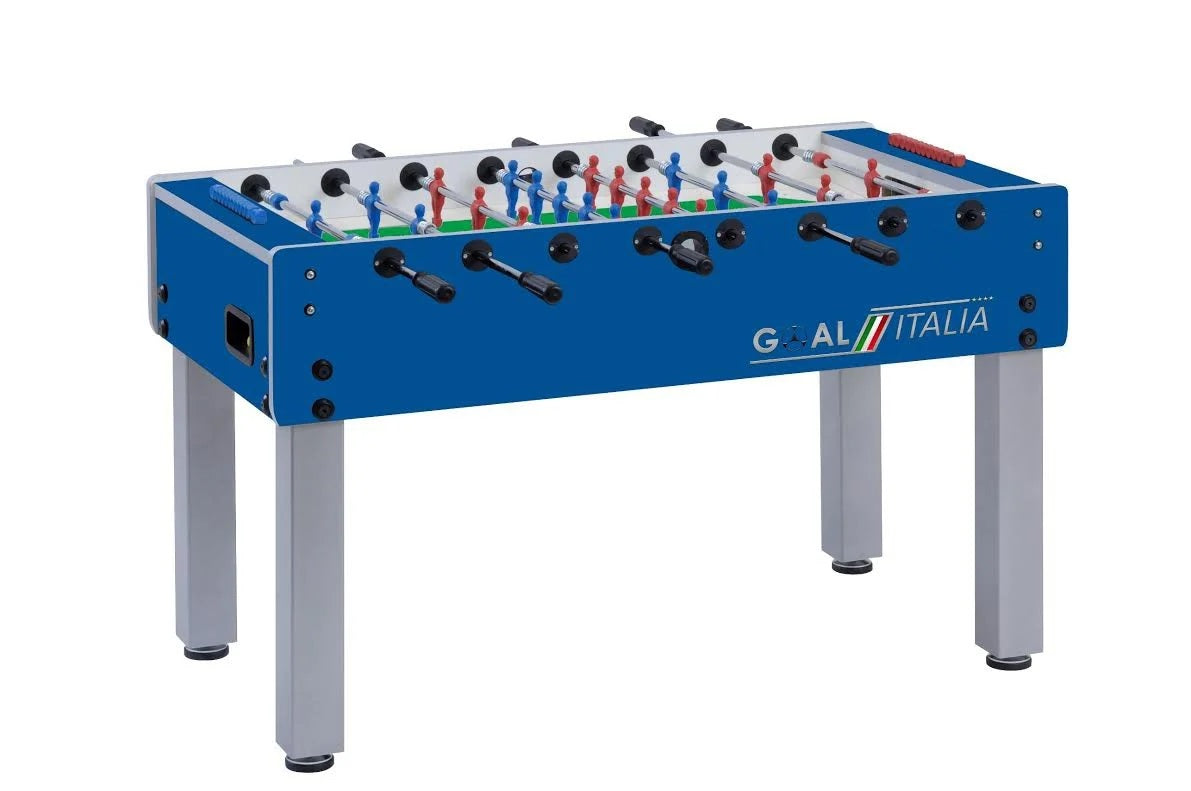 Calciobalilla G500 Goal Italia con Aste Uscenti, Garlando con 50 Palline in Omaggio COD. G500GOALITALIAU