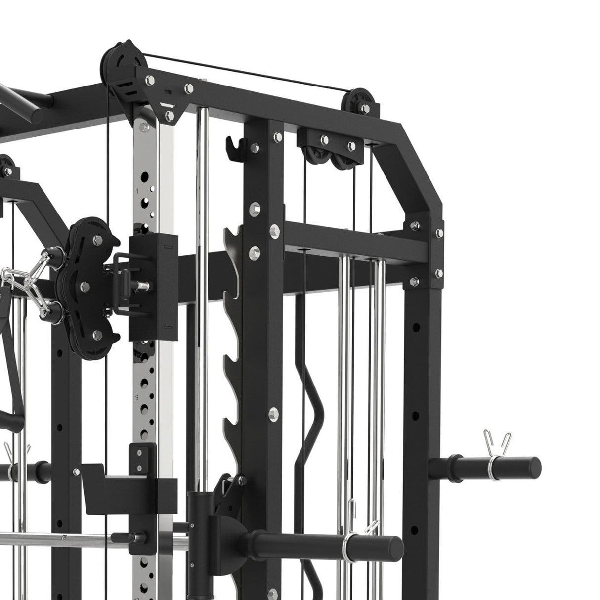 Toorx Vertical - ASX-4500 Stazione multifunzione all in one pacco pesi 2 x 90 kg -Dual Pulley + Smith machine + Rack functional