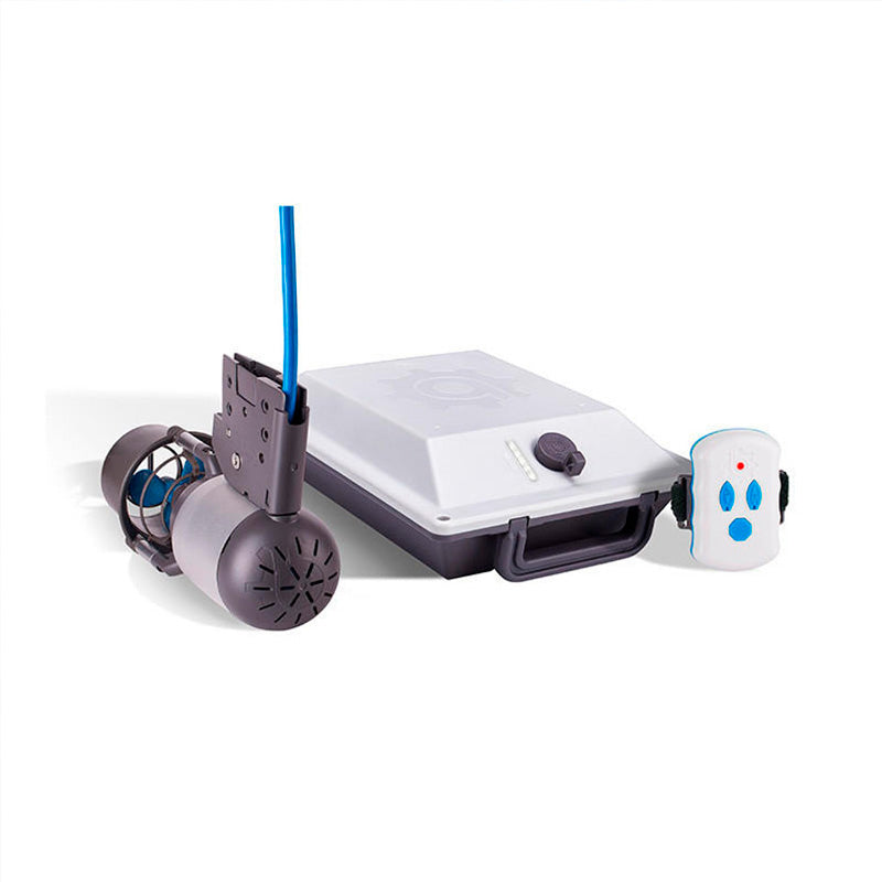 motore elettrico per kayak Bixpy K1 Outboard Kit con batteria PP-378 Wh v4 + Adattatore alluminio Power Pole