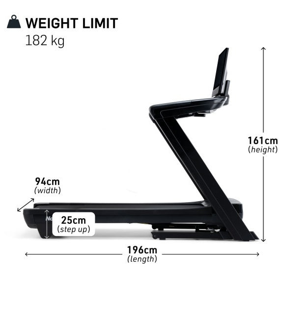 promo Tapis Roulant NordicTrack Commercial 2450 cod.NTL19125-INT peso max utente 182 kg - piano corsa 152 x 55 cm - velocità 22 km/h + abbonamento di 1 anno Ifit