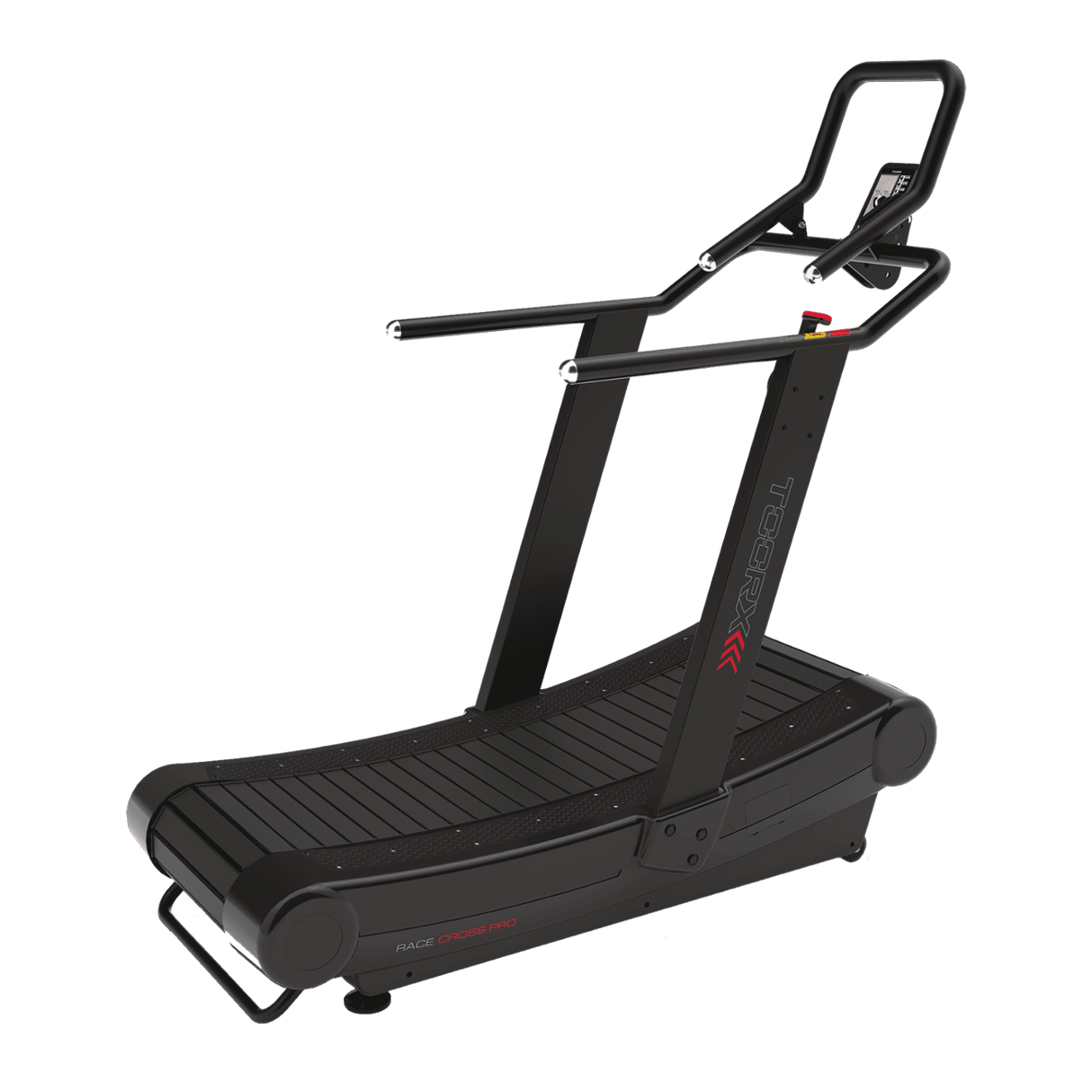 Treadmill Tapis Roulant Curvo Race-Cross Pro Toorx con freno magnetico su 6 livelli - Utente 180 Kg - Piano Corsa Curvo 45 x 162 cm -
