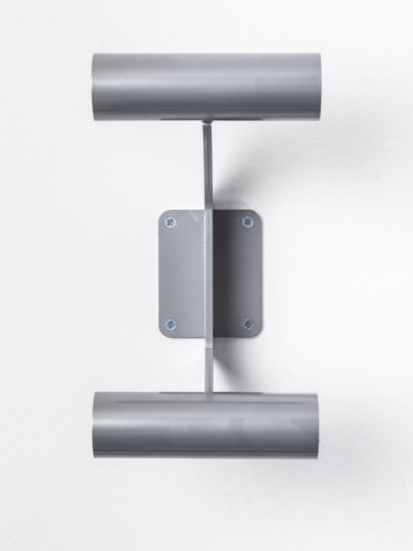 Supporto Sbarra da danza fissa a parete Arabesque Doppia color argento Dinamica Ballet Cod. 30590321 (sbarra non inclusa)