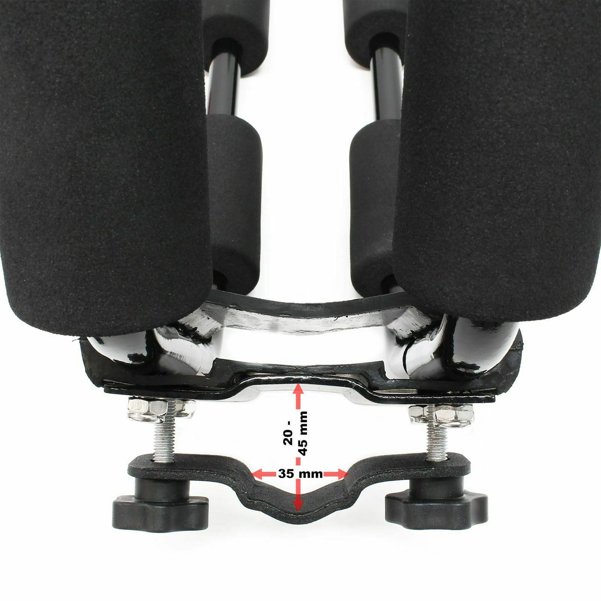 Culle per kayak da auto in alluminio Portacanoa + 2 cinghie incluse 61813