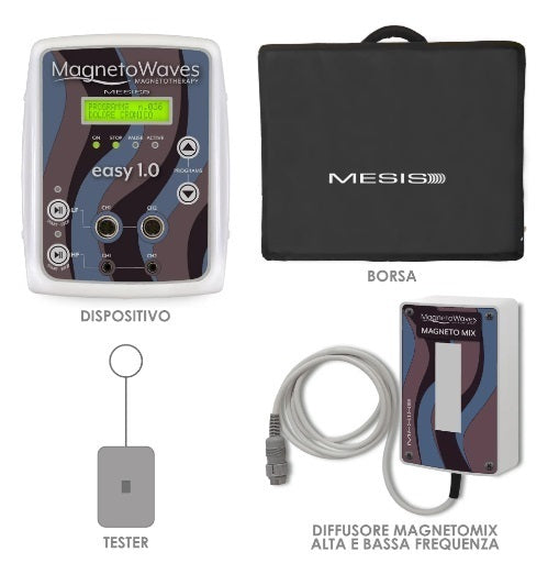 Promo Mesis Magnetoterapia MagnetoWaves EASY 1.0 BASIC- 168 Programmi - 8 canali - cod.MW1.0-BASIC - terapia estetica - sport