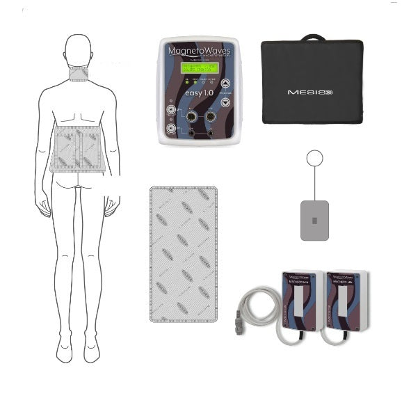 Promo Mesis Magnetoterapia MagnetoWaves EASY 1.0 PRO - 168 Programmi - 8 canali - cod.MW1.0-PRO terapia estetica - sport