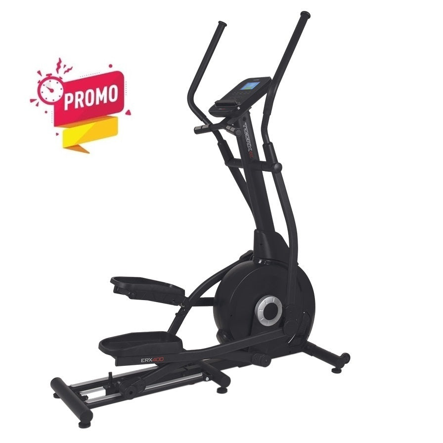 PROMO Ellittica Elettromagnetica ERX-400 HRC Volano Anteriore Richiudibile con Ricevitore Wireless -App Ready 3.0-Linea Toorx Chrono Line