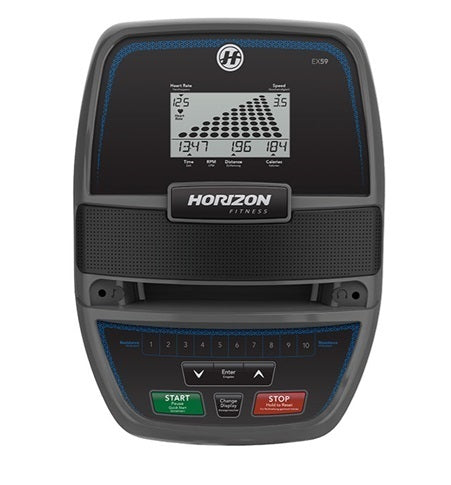 Promo EX59 ELLITTICA HORIZON - volano anteriore 7 kg - peso max utente 125 kg