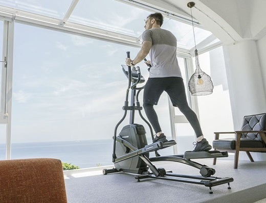 Promo EX59 ELLITTICA HORIZON - volano anteriore 7 kg - peso max utente 125 kg