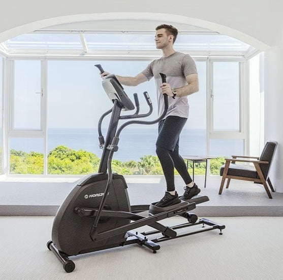 Promo EX59 ELLITTICA HORIZON - volano anteriore 7 kg - peso max utente 125 kg