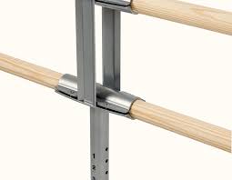 Supporto Sbarra da danza doppia regolabile altezza fissa al suolo Giselle-Fix Cod. 30592621 Dinamica Ballet (sbarra non inclusa)