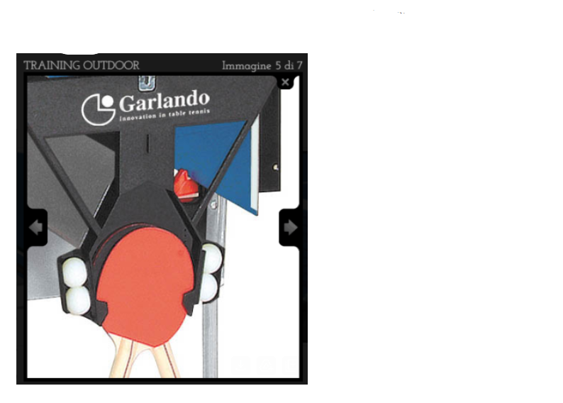 FIANCO IN PLASTICA - Rif 2 (traning verde/blu indoor, outdoor) - 1 pezzo per tavolo da ping pong