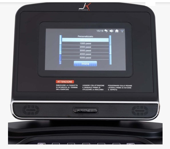 JK194 TAPIS ROULANT JK FITNESS Linea Home cod. JK194 MOTORE AC - peso max utente 160 kg -compatibile con Zwift e Kinomap