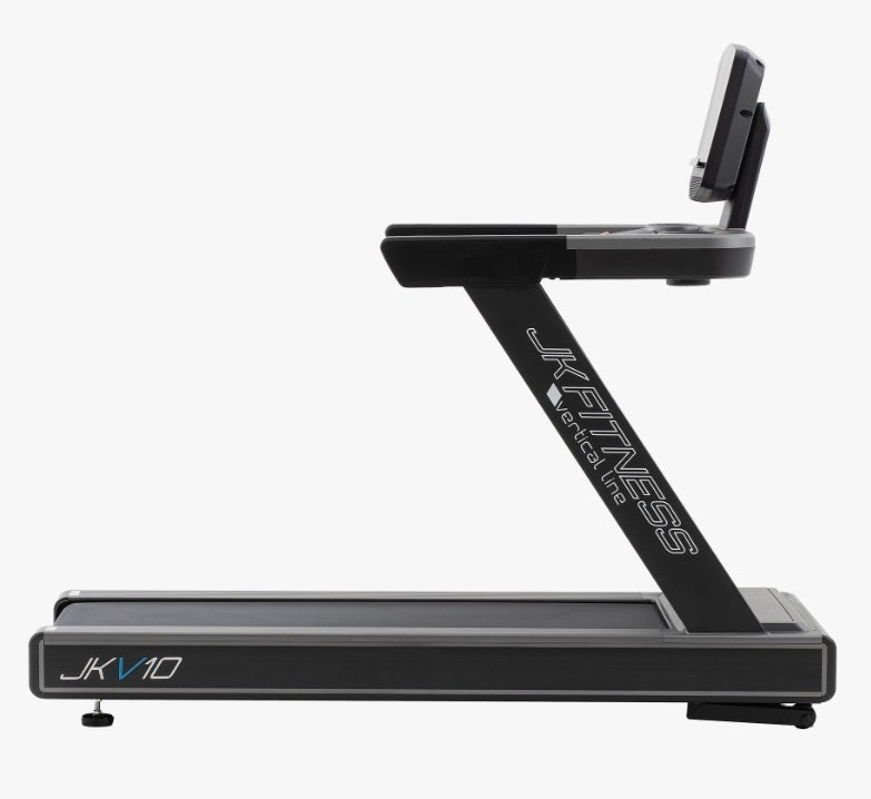 JKV10 TAPIS ROULANT JK FITNESS fascia cardio inclusa compatibile con Zwift Kinomap e Anyrun- piano corsa 148 x 56 cm - velocità 22 km/h - peso max utente 160 kg
