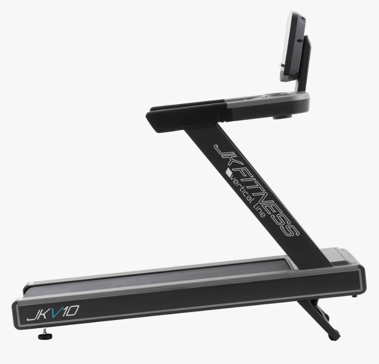 JKV10 TAPIS ROULANT JK FITNESS fascia cardio inclusa compatibile con Zwift Kinomap e Anyrun- piano corsa 148 x 56 cm - velocità 22 km/h - peso max utente 160 kg