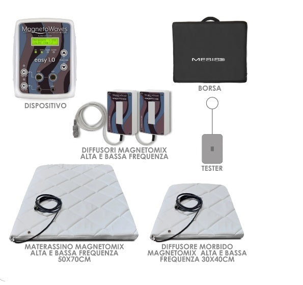 Promo Mesis Magnetoterapia MagnetoWaves EASY 1.0 MAGNETOMIX - 168 Programmi - 8 canali - cod.MW1.0-MGX terapia estetica - sport