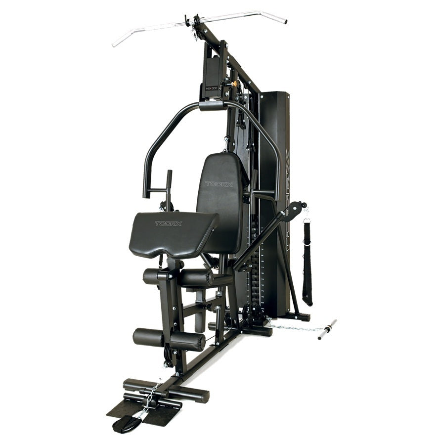 Stazione Multifunzione MSX-300 Pacco Pesi 100 kg con Doppio Cavo Libero linea Toorx Chrono Line