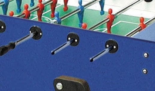 Calciobalilla G2000 Blu con Aste Uscenti - biliardino Garlando con 50 Palline in Omaggio cd.G2000BLUCVL