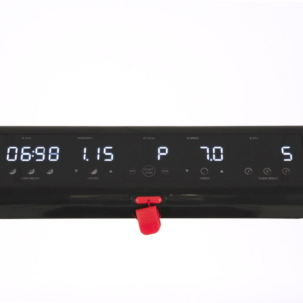 Mirage C 80 Tapis Roulant Salvaspazio Con Inclinazione Elettrica + Fascia Cardio Inclusa - Peso Max Utente 120 Kg - Piano Corsa 138 X 48 Cm - Velocita' 20 Km/h Toorx C80 Tappeto Elettrico Palestra