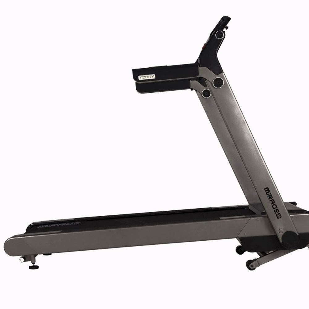 Mirage C 80 Tapis Roulant Salvaspazio Con Inclinazione Elettrica + Fascia Cardio Inclusa - Peso Max Utente 120 Kg - Piano Corsa 138 X 48 Cm - Velocita' 20 Km/h Toorx C80 Tappeto Elettrico Palestra