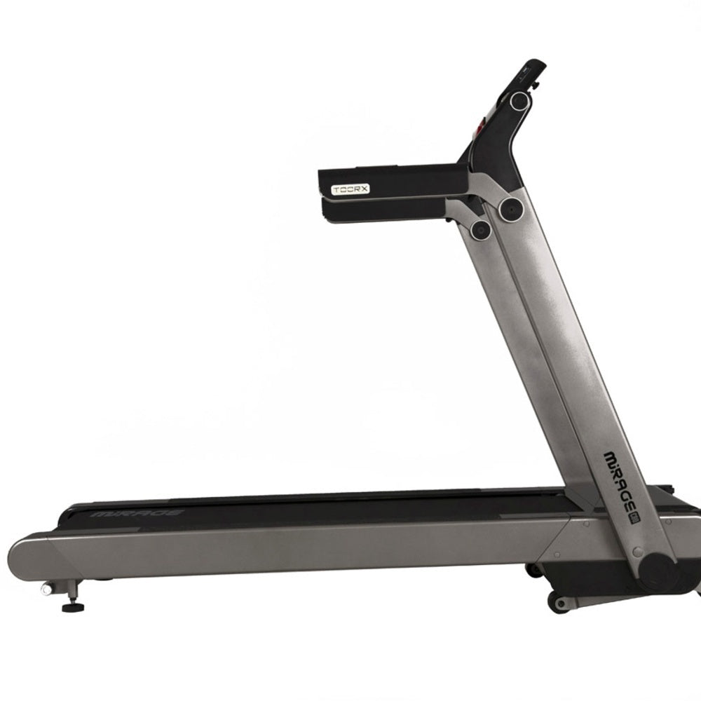 Mirage C 80 Tapis Roulant Salvaspazio Con Inclinazione Elettrica + Fascia Cardio Inclusa - Peso Max Utente 120 Kg - Piano Corsa 138 X 48 Cm - Velocita' 20 Km/h Toorx C80 Tappeto Elettrico Palestra