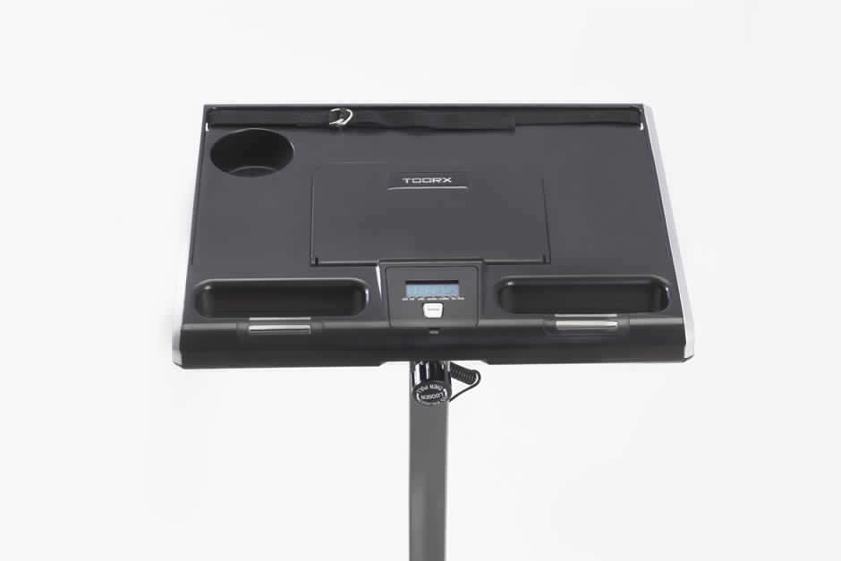 Bici da Camera BRX-OFFICE COMPACT Salvaspazio-Accesso Facilitato-Scrivania Regolabile in Altezza/Inclinazione Linea Toorx PESO MASSIMO UTENTE 100 Kg Gym Bike