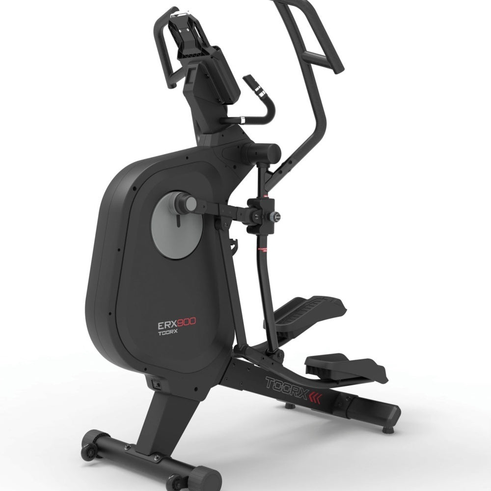 Promo Ellittica Elettromagnetica ERX-900 HRC Volano Anteriore con Ricevitore Wireless-Lunghezza Passo Regolabile-App Ready 3.0-Linea Toorx Chrono Line