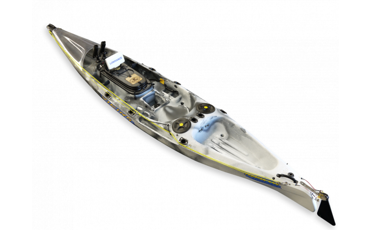 KAYAK PROFISH 440 LUNGHEZZA 437 CM - VIKING KAYAKS INCLUSO SEGGIOLINO E PAGAIA COLORE ROSSO