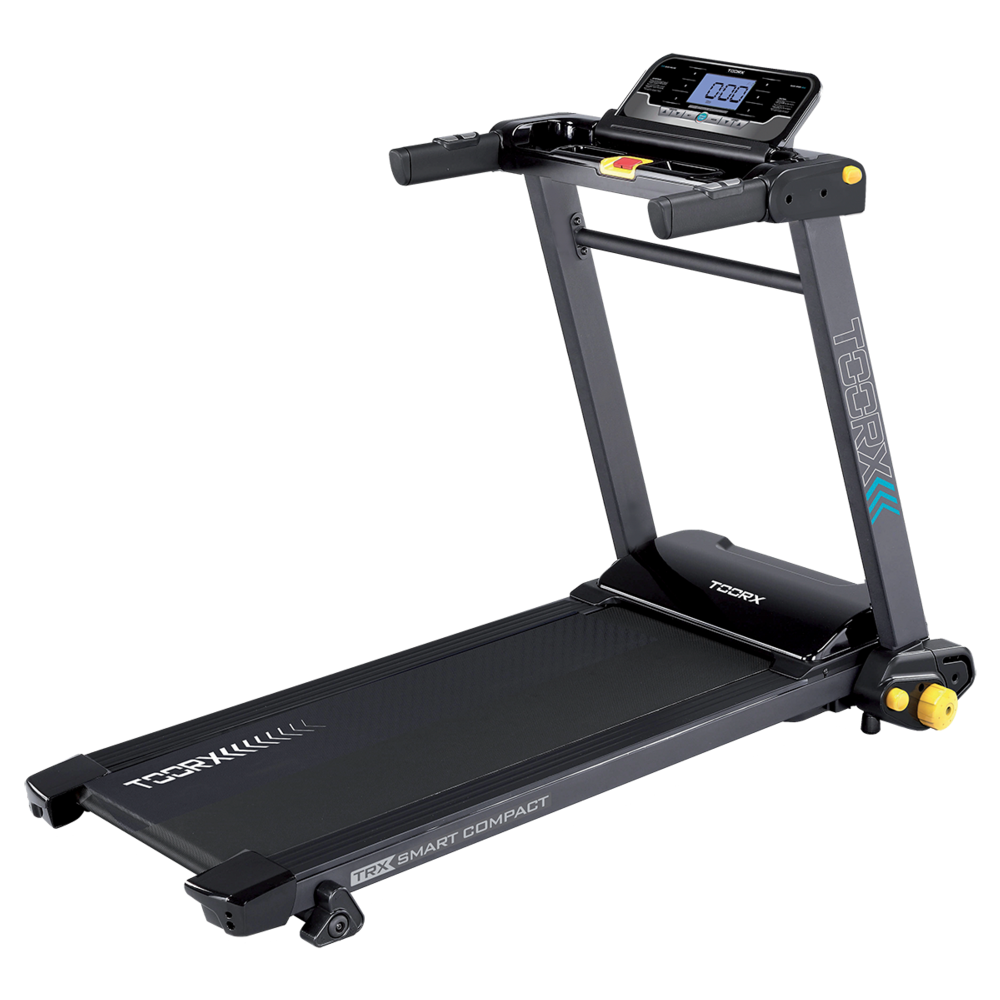 Promo Treadmill Slim Tapis Roulant Salvaspazio Trx Smart Compact Toorx Inclinazione Manuale - Velocità 1,0 - 14,0 Km/h - Piano Corsa 44 x 123 cm - Utente 100 kg - Tappeto Elettrico Palestra