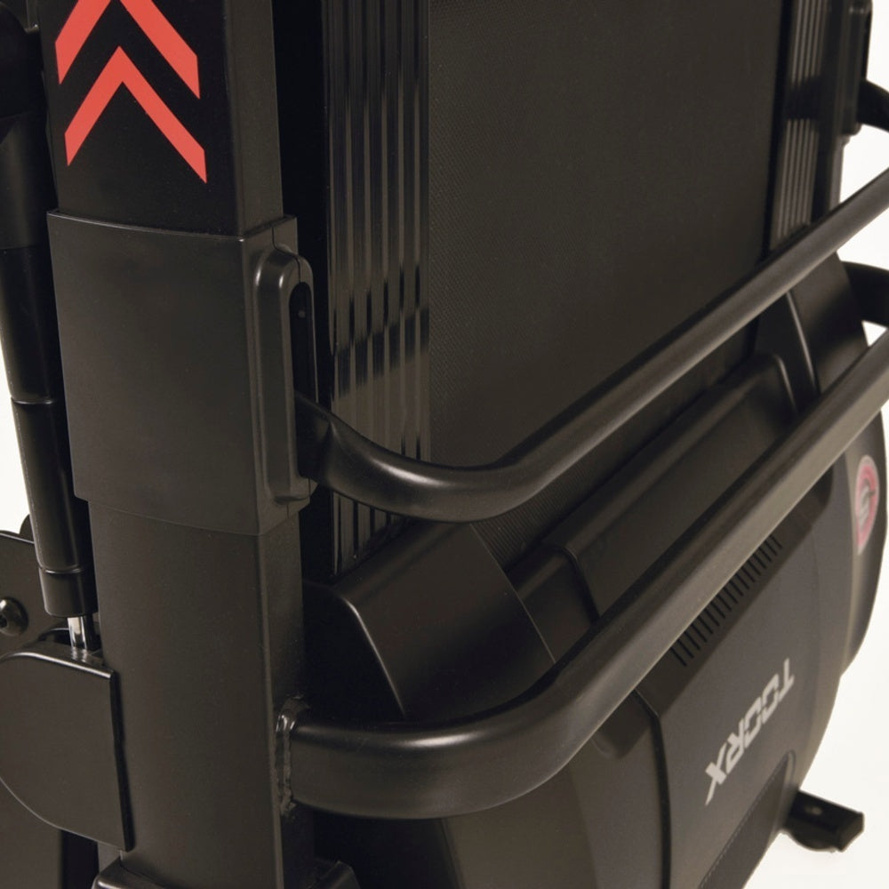 Trx-power Compact S Hrc Tapis Roulant Salvaspazio Inclinazione Elettrica Fascia Cardio Inclusa App Ready 3.0 Compatibile Iconsole + Kinomap E Zwift - Piano Corsa 132 X 47 Cm - Velocita' 20 Km/h - Peso Max Utente 135 Kg Toorx