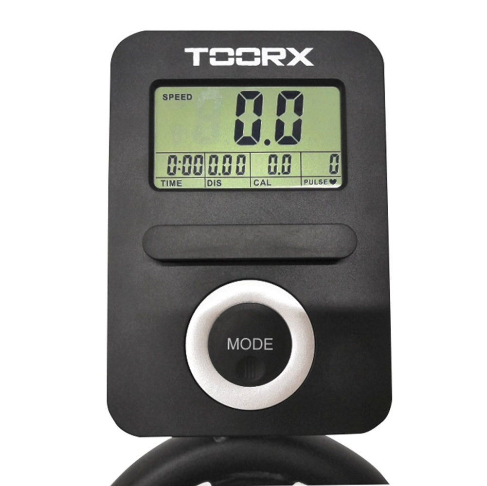 Gym Bike SRX-SPEED MAG con Sistema Frenante Magnetico e Ricevitore Wireless Linea Toorx Trasmissione a Massa volanica peso 20 kg bike da spinning