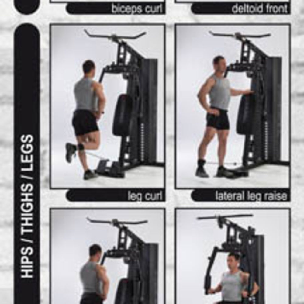 Stazione Salvaspazio Fitness Multifunzione All in One MSX 70 Toorx