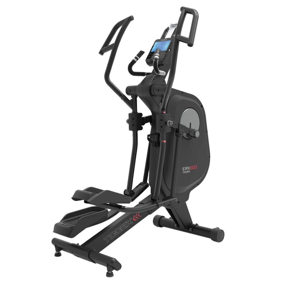 Promo Ellittica Elettromagnetica ERX-900 HRC Volano Anteriore con Ricevitore Wireless-Lunghezza Passo Regolabile-App Ready 3.0-Linea Toorx Chrono Line