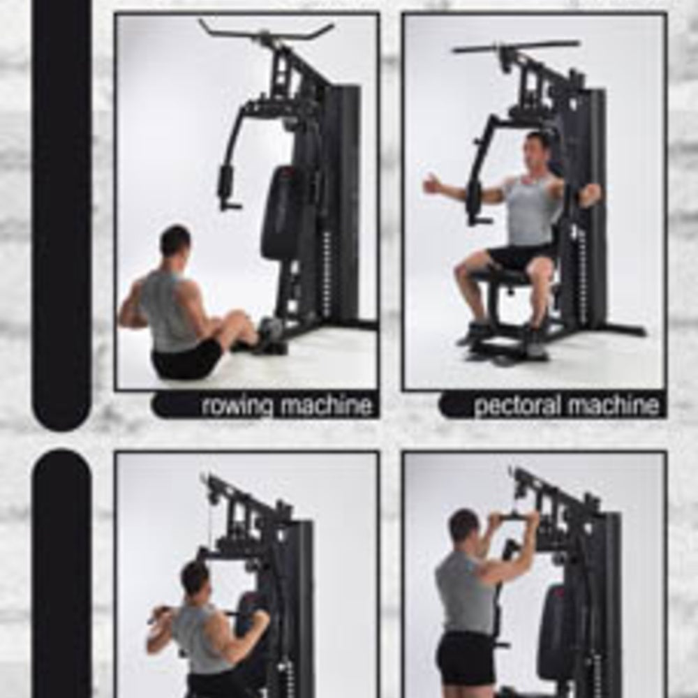 Stazione Salvaspazio Fitness Multifunzione All in One MSX 70 Toorx