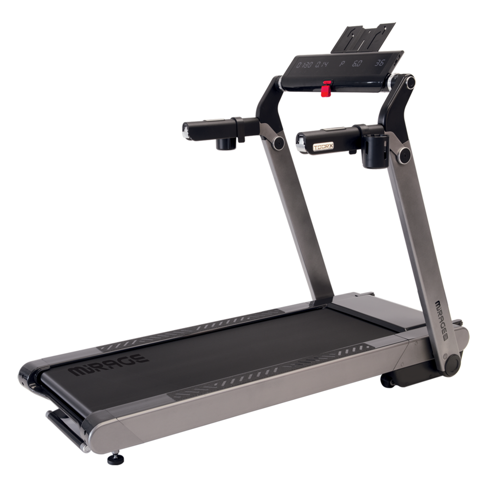 Mirage C 80 Tapis Roulant Salvaspazio Con Inclinazione Elettrica + Fascia Cardio Inclusa - Peso Max Utente 120 Kg - Piano Corsa 138 X 48 Cm - Velocita' 20 Km/h Toorx C80 Tappeto Elettrico Palestra