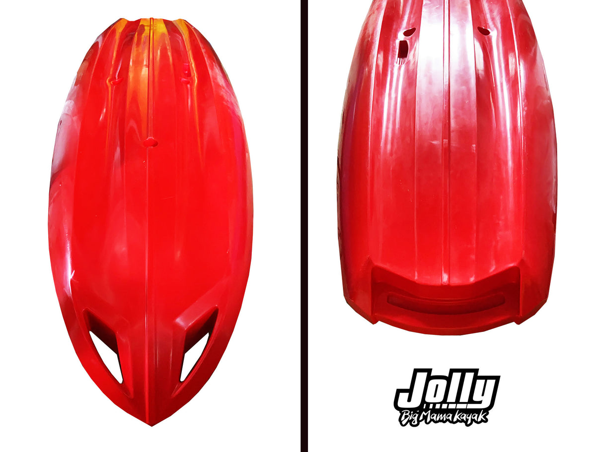 KAYAK MONOPOSTO JOLLY 2.0 BIG MAMA KAYAK - CANOA DA 260 CM + 1 GAVONE + 1 PAGAIA in omaggio ( PACK 1)( MADE IN ITALY)