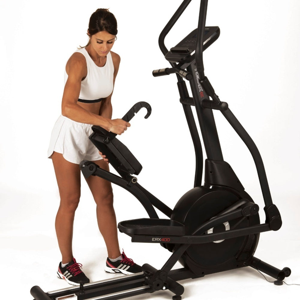 PROMO Ellittica Elettromagnetica ERX-400 HRC Volano Anteriore Richiudibile con Ricevitore Wireless -App Ready 3.0-Linea Toorx Chrono Line