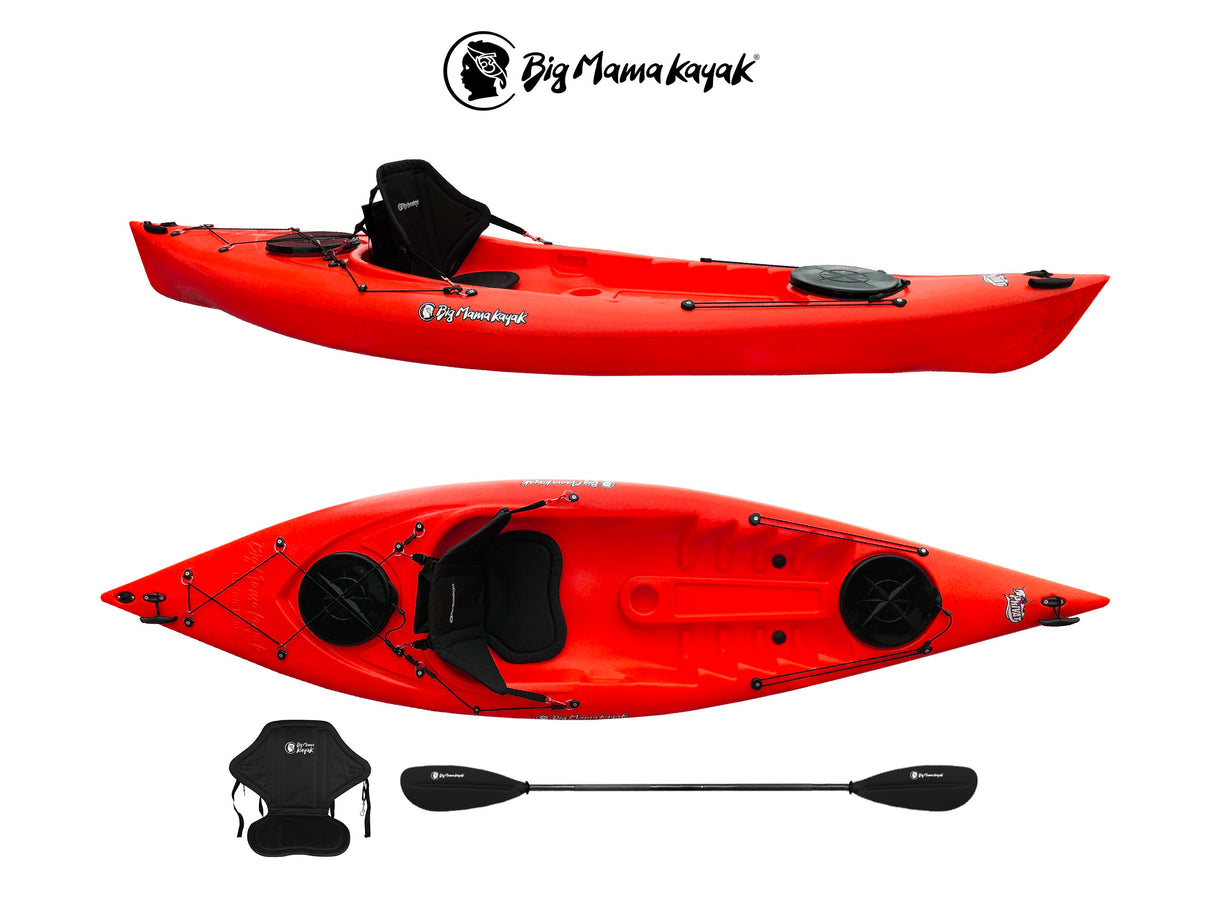 KAYAK MONOPOSTO PRIVAT 2.0 BIG MAMA KAYAK - CANOA DA 295 CM + 2 GAVONI+ 1 PAGAIA + 1 SEGGIOLINO (FULL PACK)