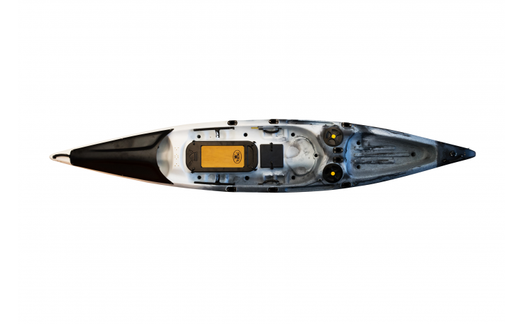 KAYAK PROFISH 440 LUNGHEZZA 437 CM - VIKING KAYAKS INCLUSO SEGGIOLINO E PAGAIA COLORE ROSSO