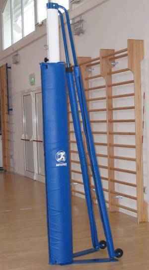 Av1416 Impianto pallavolo in alluminio trasportabile CERTIFICATO TUV SECONDO NORMA UNI EN 1271