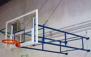 Ab1314/2 sing mezzo Impianto Basket Fisso Con Sbalzo 320 Cm.