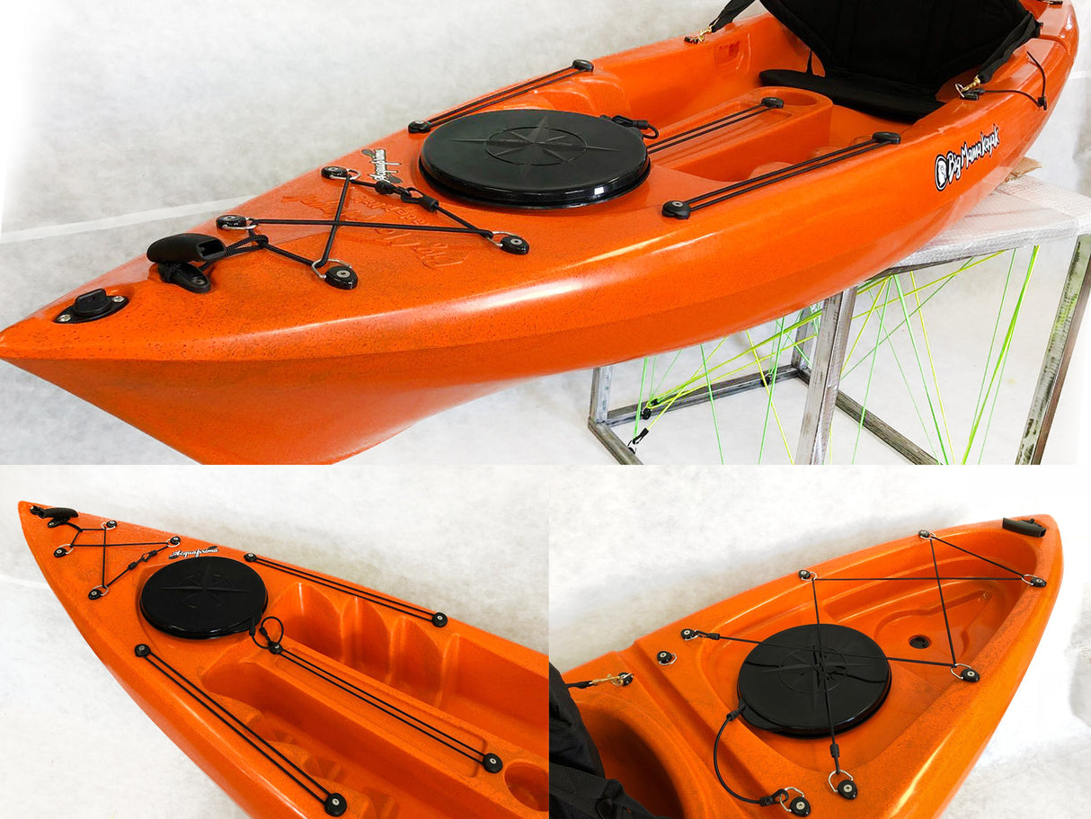 ACQUAPRIMA BIG MAMA KAYAK - CANOA MONOPOSTO DA 310 CM + 2 GAVONE + 1 SEGGIOLINO + 1 PAGAIA (FULL PACK)