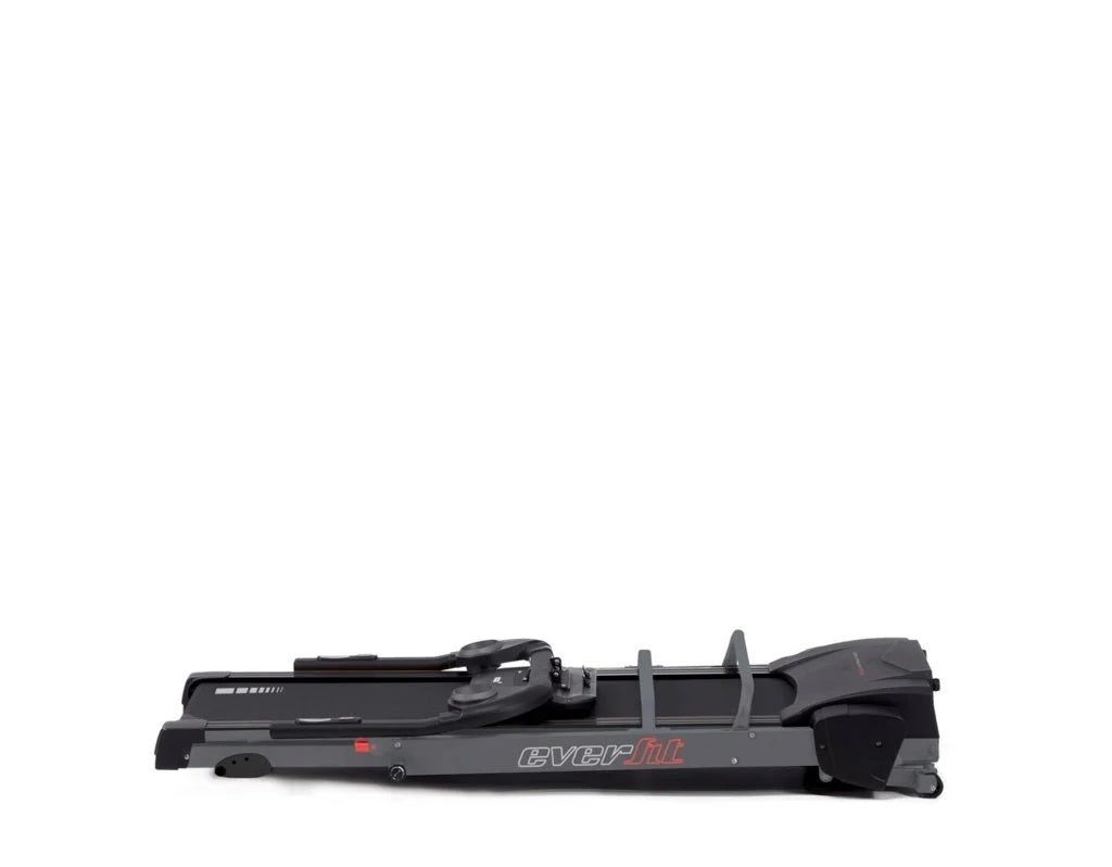 Promo Tapis Roulant TFK-355 SLIM Ultracompatto Salvaspazio Inclinazione Manuale Velocità; 0,8 - 14,0 Km/h Piano di corsa 42,5 x 127 cm Peso max utente 100 kg Linea Everfit Tappeto Elettrico Palestra