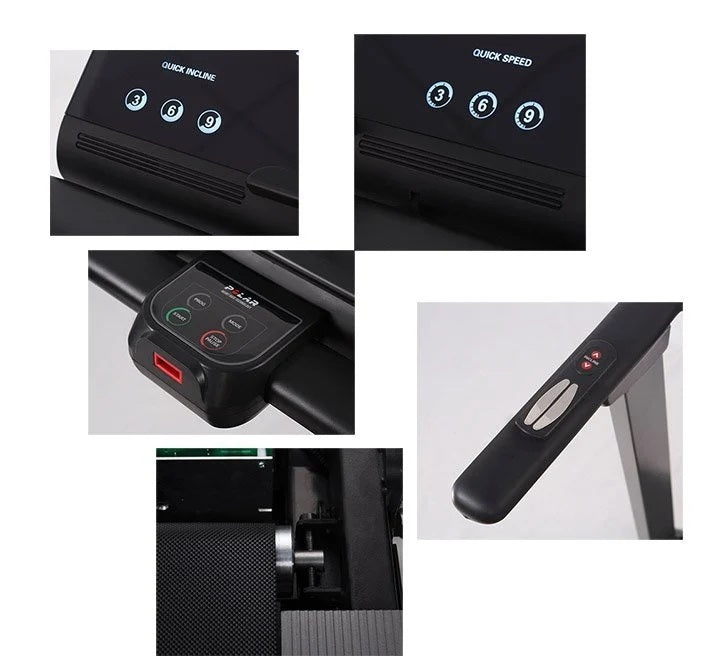 Promo Tapis Roulant TFK-655 SLIM HRC Salvaspazio Inclinazione Elettrica -APP Ready 3.0- Linea Everfit Salva Spazio Velocità; 0,8 - 18,0 Km/h Piano di corsa; 46 x 132 cm Peso max utente; 110 kg Tappeto Elettrico Palestra