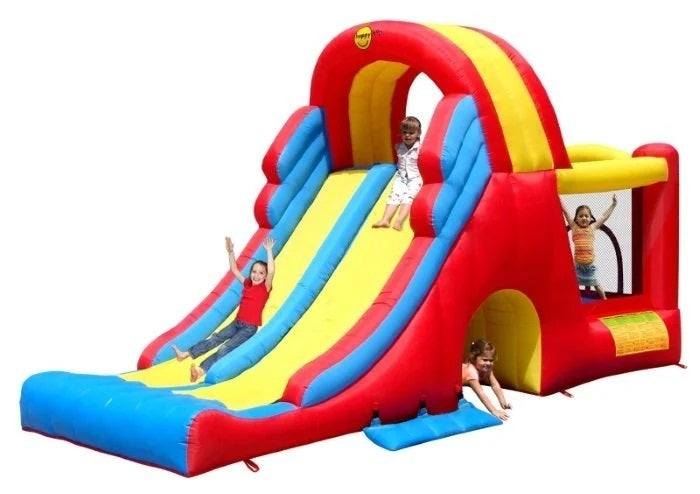 Gioco Gonfiabile Mega Scivolo Combo Art.9082n Mis. 600 X 215 Cm Motore Incluso