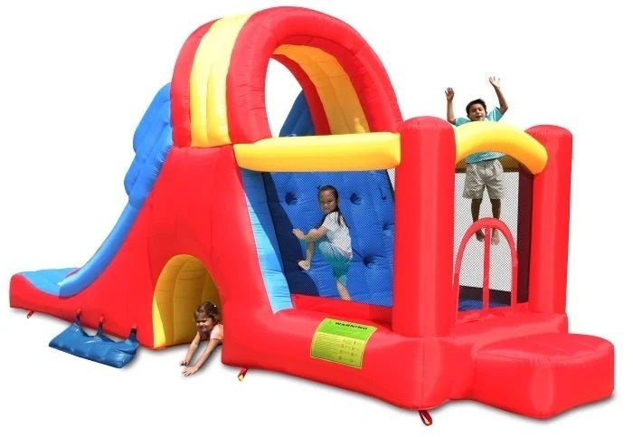 Gioco Gonfiabile Mega Scivolo Combo Art.9082n Mis. 600 X 215 Cm Motore Incluso